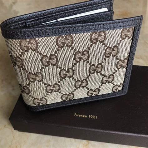 gucci wallet sale mens|Gucci trifold wallet for men.